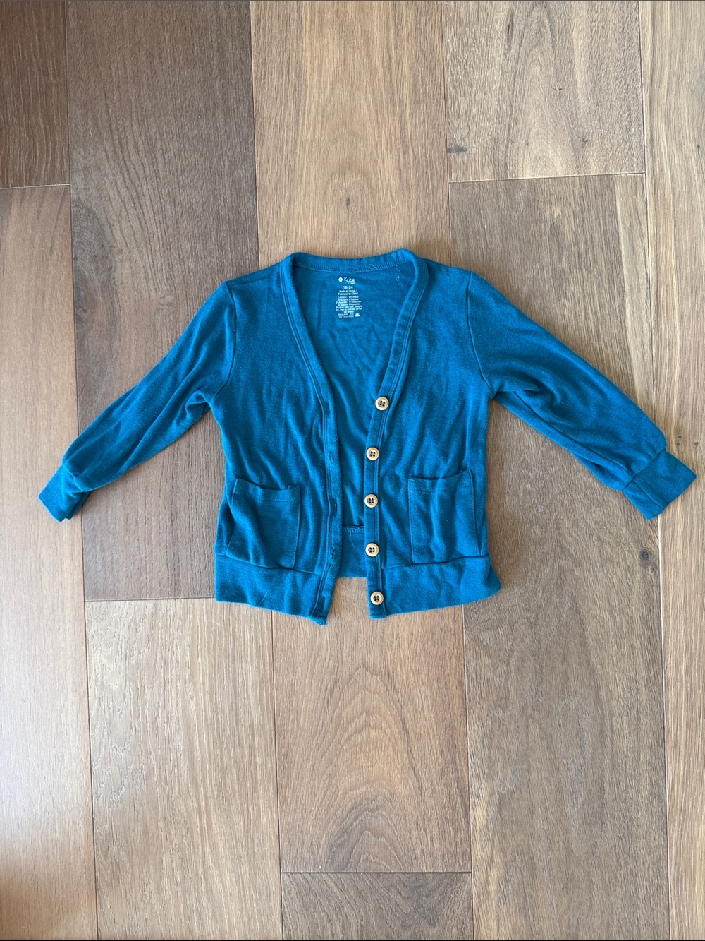 Kyte BABY Teal Blue Bamboo Cardigan